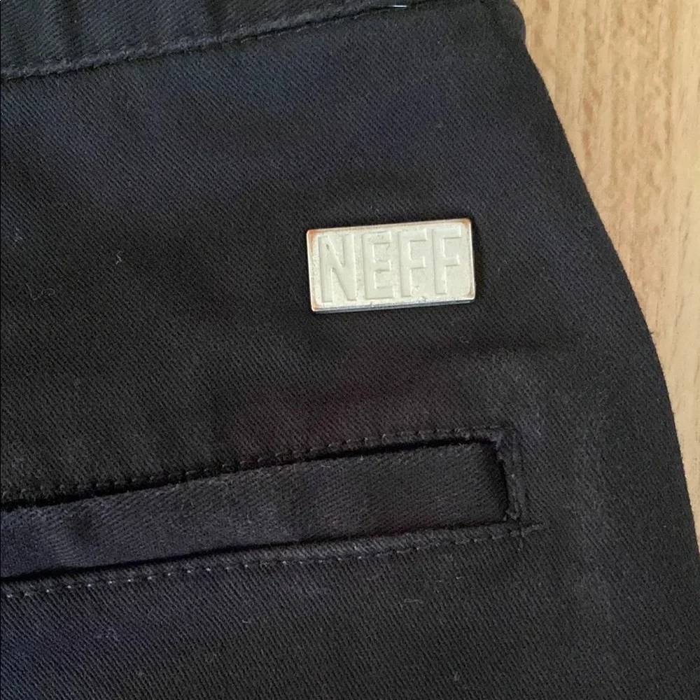 Neff Black Drawstring Shorts - Picture 4 of 4
